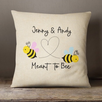 Luxury Personalised Cushion - Inner Pad Included - Meant to bee